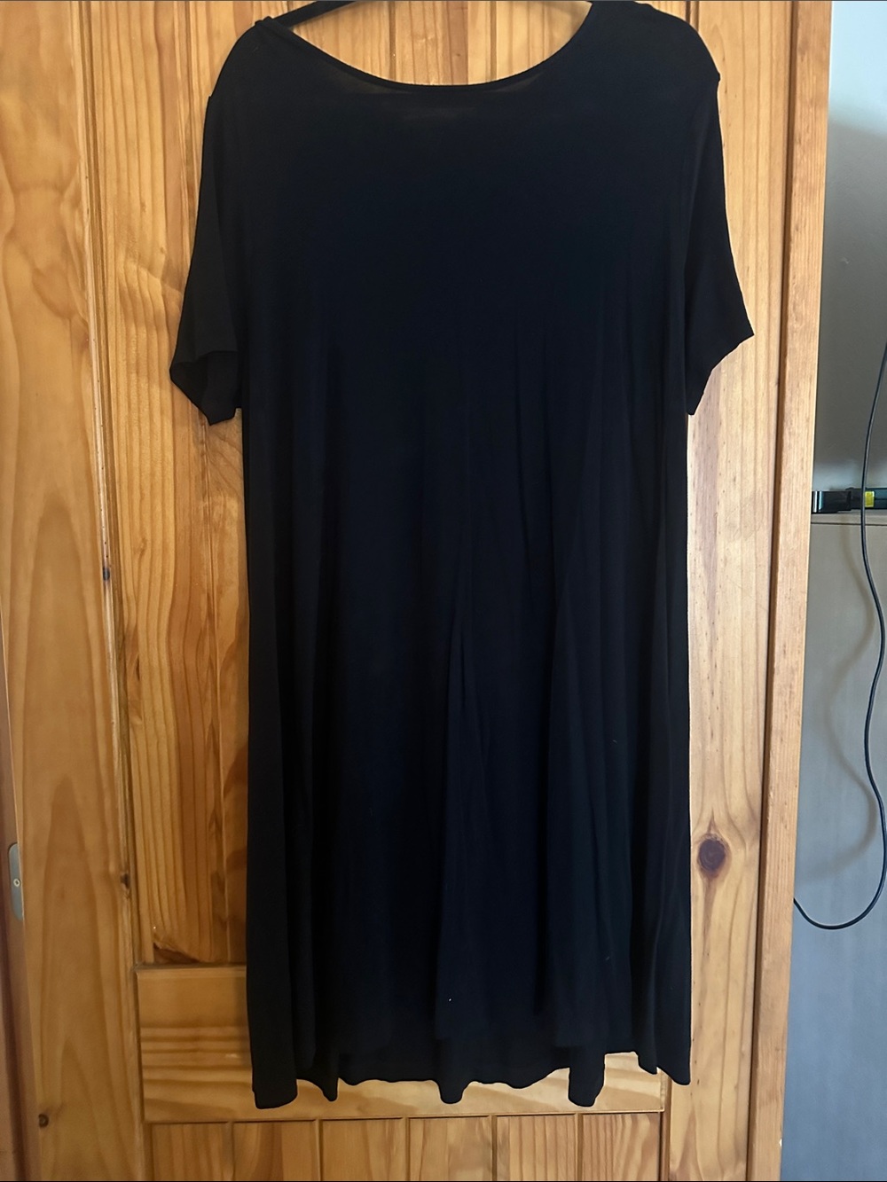 Lift A-line Black swing dress